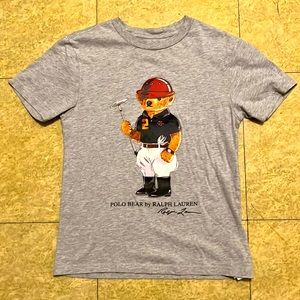 Polo by Ralph Lauren Kids Grey bear T-shirt SZ8